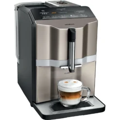 SIEMENS Kaffeevollautomat »EQ.300 TI353514DE«, Einfache Zubereitung, 5 Kaffee-Milch-Getränke, LCD-Dialog-Display