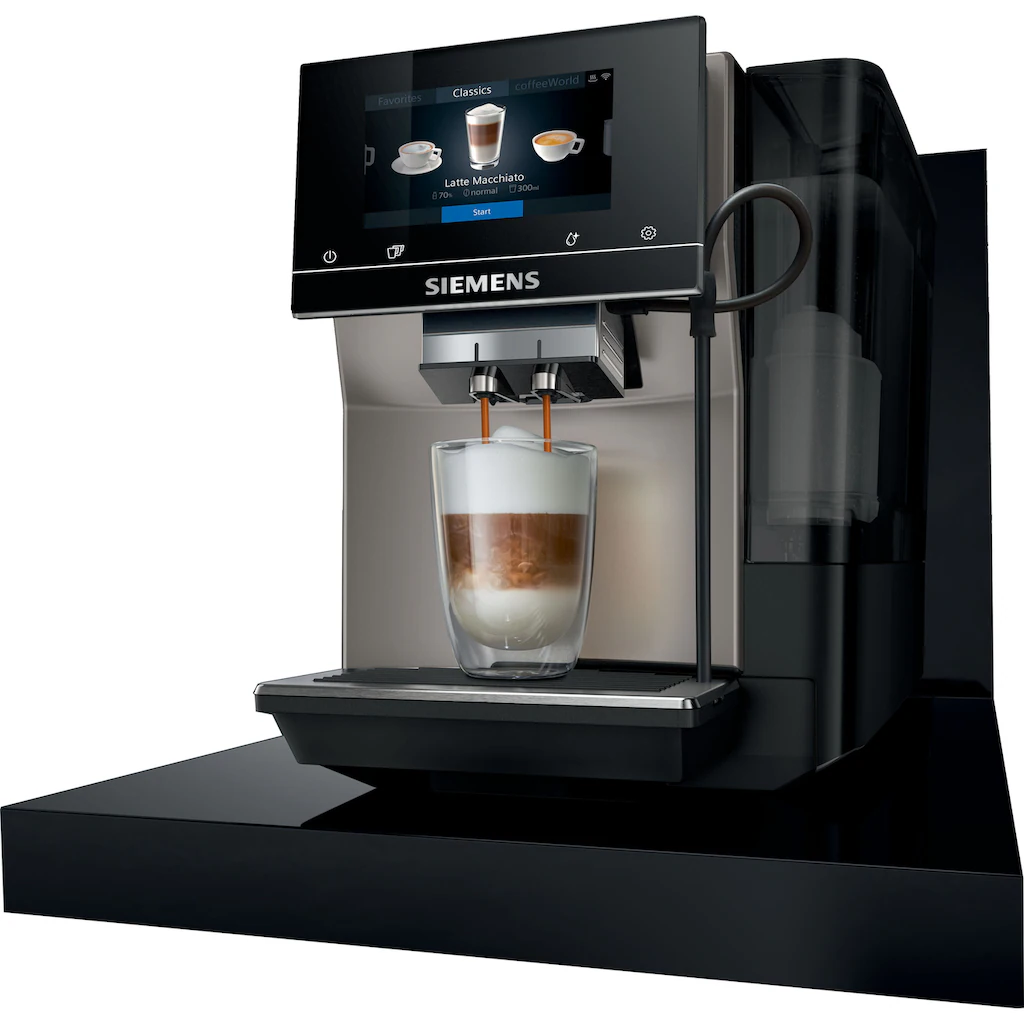 SIEMENS Kaffeevollautomat »EQ.700 Classic TP705D01«, Intuitives Full-Touch-Display, Automatische Milchsystem-Reinigung – Bild 3