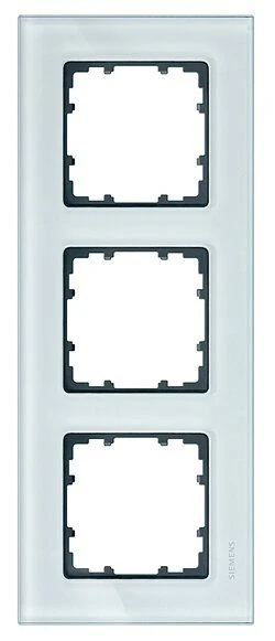 Siemens 5TG 1203 Glas-Rahmen 3-fach