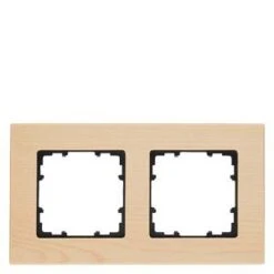 Siemens 5TG1102-3 Echtholzrahmen 2-fach