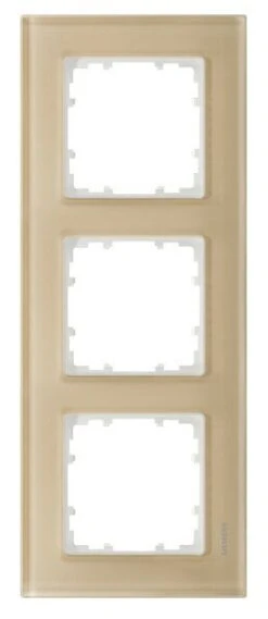 Siemens 5TG 1203-4 Glas-Rahmen 3-fach
