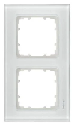 Siemens 5TG 1202-1 Glas-Rahmen 2-fach