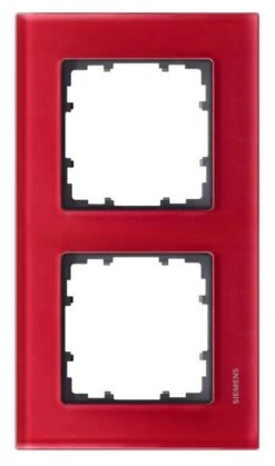 Siemens 5TG 1202-3 Glas-Rahmen 2-fach