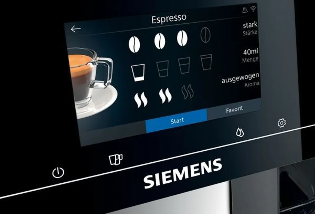 Siemens Kaffeevollautomat TP707D06 EQ.700 Classic Schwarz â Bild 4