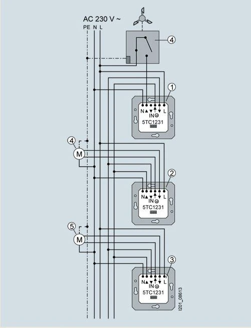 Siemens 5TC1231 Jalousiesteuerungs-Einsatz Sys – Bild 4