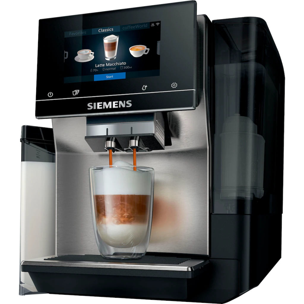 SIEMENS Kaffeevollautomat »EQ.700 Integral - TQ707D03«, Full-Touch-Display, Bis Zu 30 Individuelle Kaffee-Favoriten – Bild 3