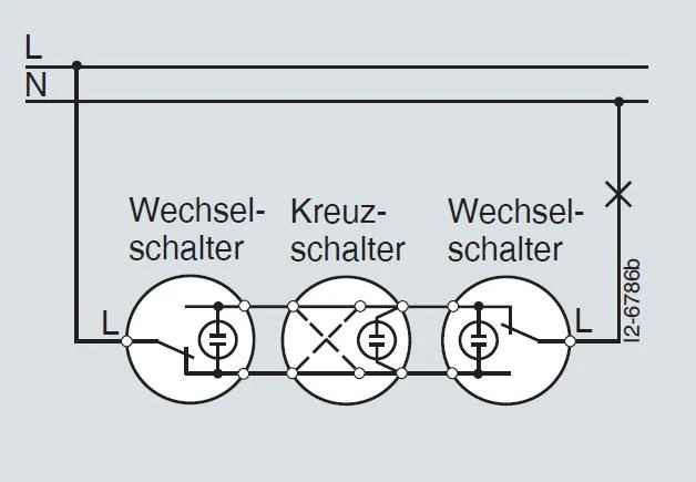 Siemens 5TA2117, Kreuzschalter – Bild 2