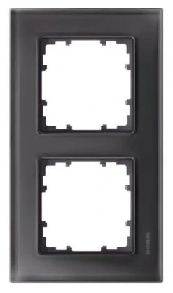 Siemens 5TG 1202-2 Glas-Rahmen 2-fach