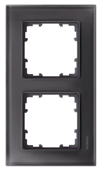 Siemens 5TG 1202-2 Glas-Rahmen 2-fach