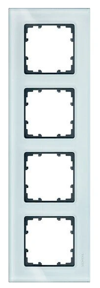 Siemens 5TG 1204 Glas-Rahmen 4-fach