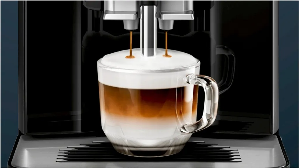 Siemens EQ.300 Kaffeevollautomat TI351509DE, Kompakte Größe, Einfache Bedienung, 1.300 Watt, Schwarz – Bild 10