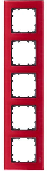 Siemens 5TG 1205-3 Glas-Rahmen 5-fach