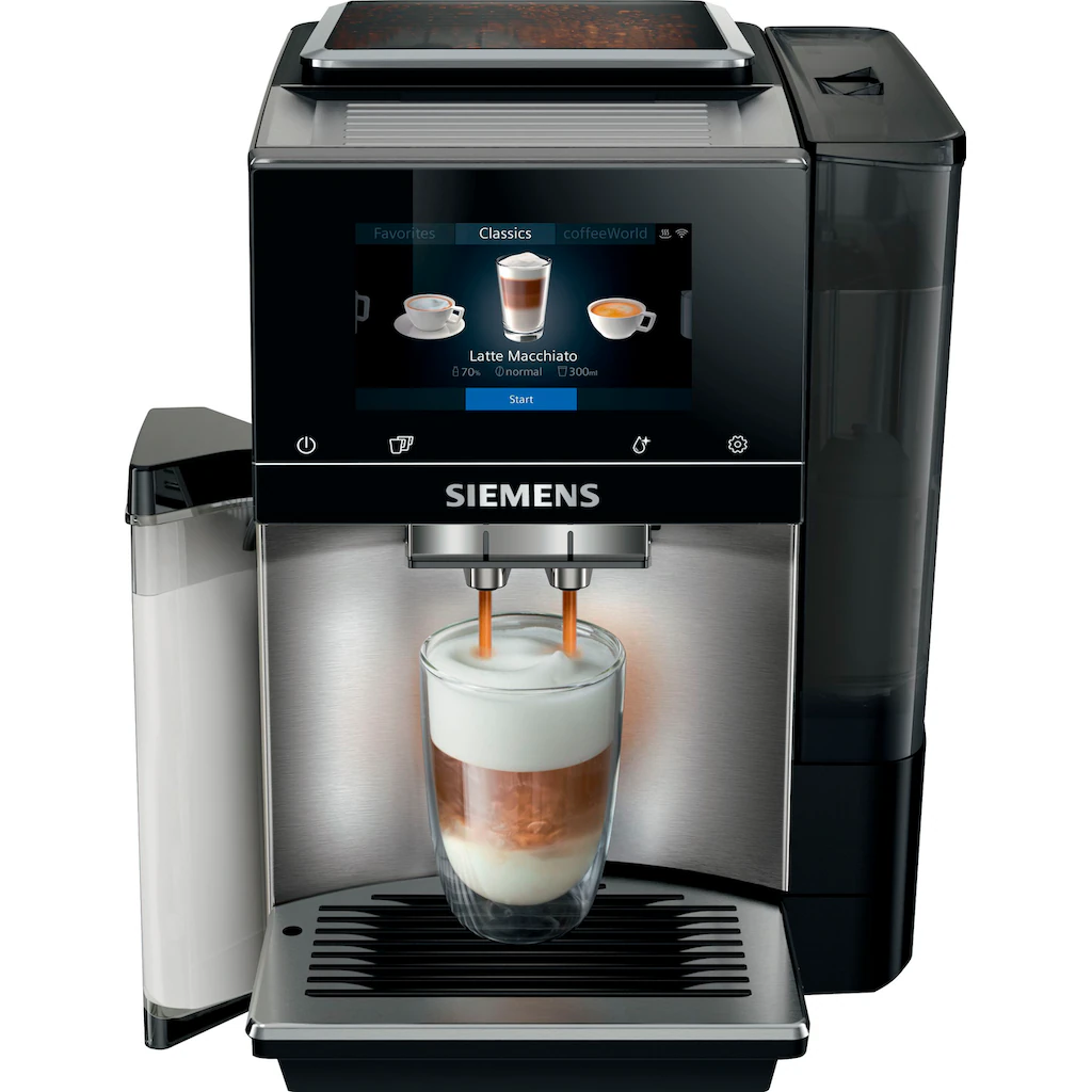 SIEMENS Kaffeevollautomat »EQ.700 Integral - TQ707D03«, Full-Touch-Display, Bis Zu 30 Individuelle Kaffee-Favoriten – Bild 2