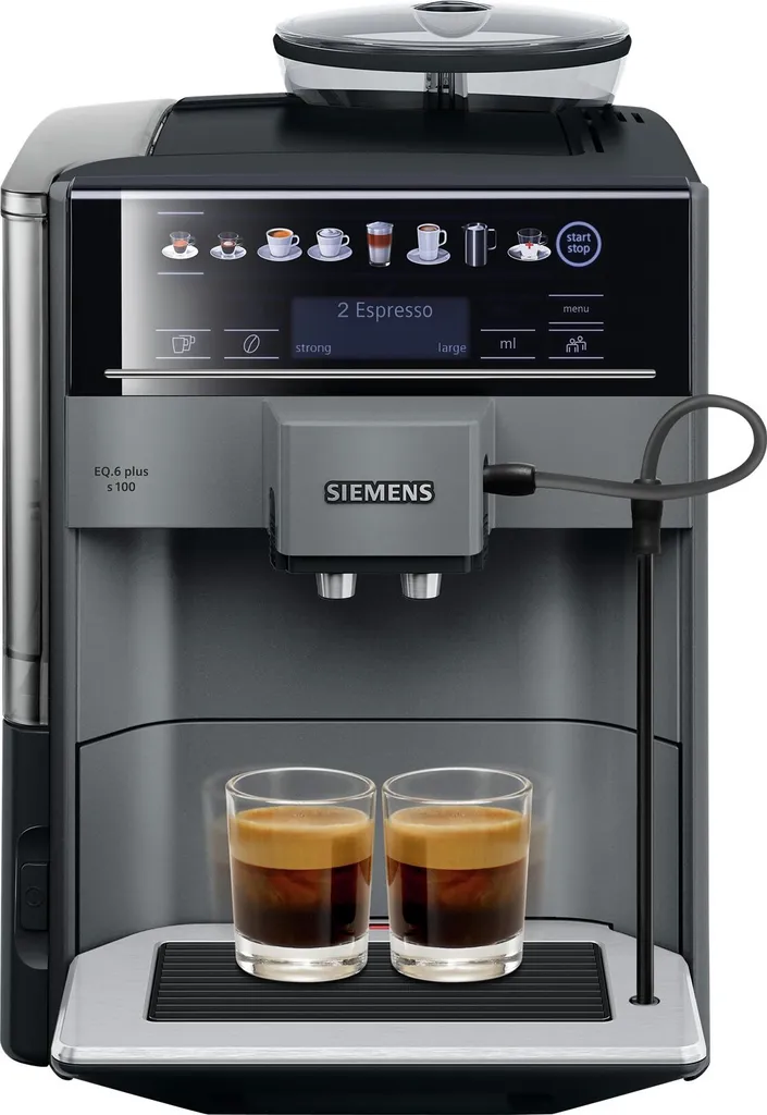 Siemens EQ.6 Plus TE651209RW - Espressomaschine - 1,7 L - Kaffeebohnen - Gemahlener Kaffee - Eingeba – Bild 4