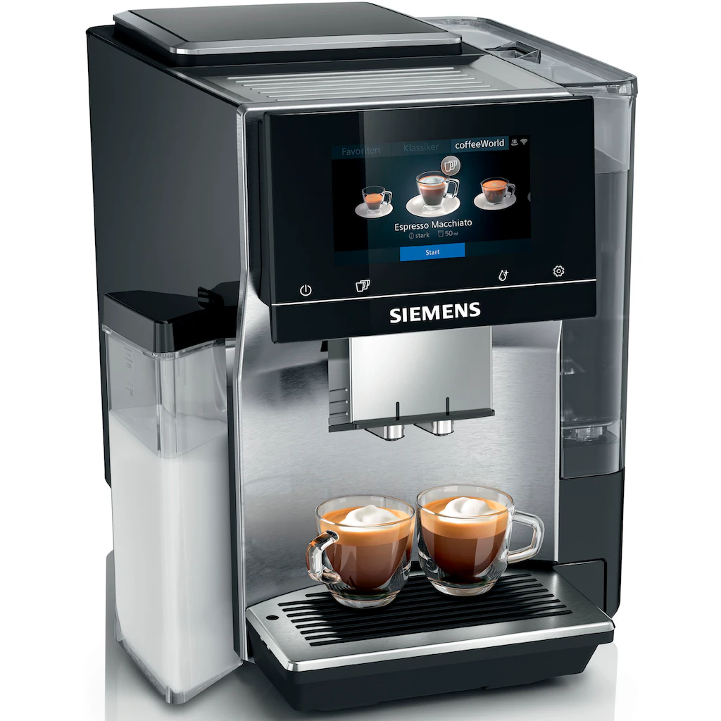 SIEMENS Kaffeevollautomat »EQ.700 Integral - TQ707D03«, Full-Touch-Display, Bis Zu 30 Individuelle Kaffee-Favoriten