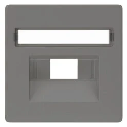 Siemens 5TG1228 Abdeckplatte UAE/ Netzwerk Mit Schriftfeld