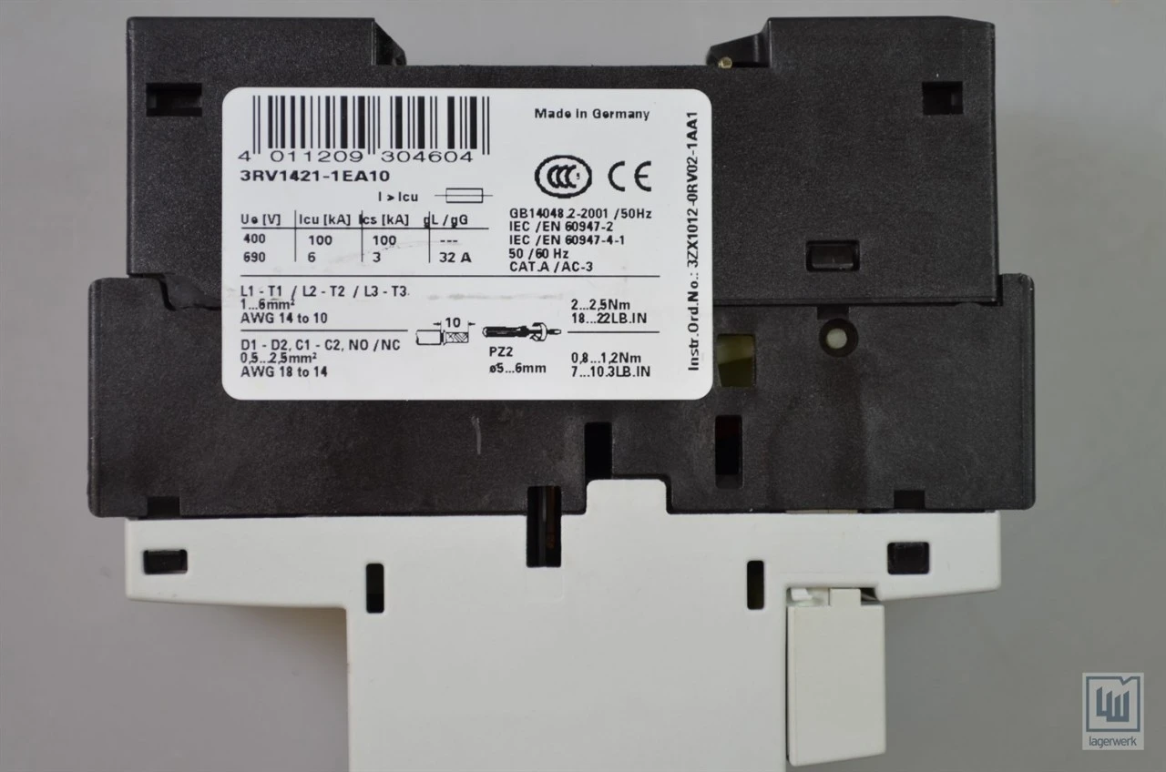 SIEMENS 3RV1421-1EA10 / 3RV14211EA10, Leistungsschalter – Bild 8
