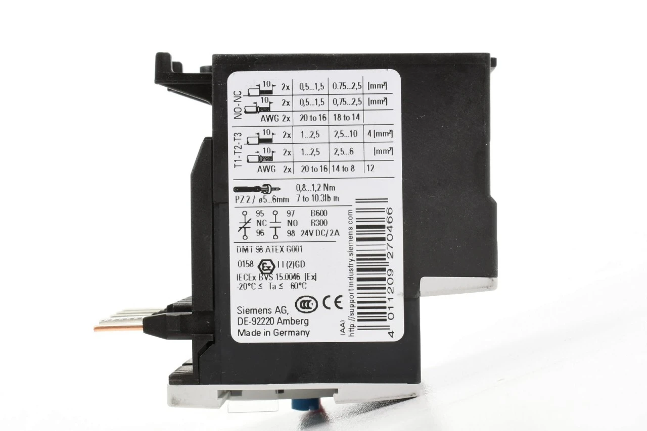 SIEMENS 3RU1116-1KB0, Überlastrelais, E01 - NEU – Bild 4