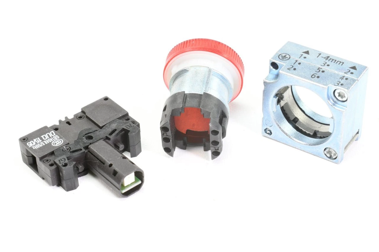 SIEMENS 3SB3 644-6BA20, Leuchtmelder Rot, E08 - NEU – Bild 3