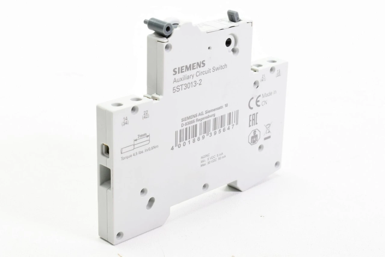 SIEMENS 5ST3 013-2, Hilfsstromschalter, 1S+10E - NEU – Bild 2