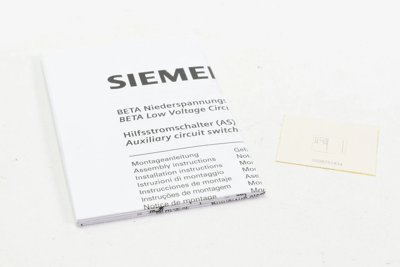 SIEMENS 5ST3 013-2, Hilfsstromschalter, 1S+10E - NEU – Bild 5