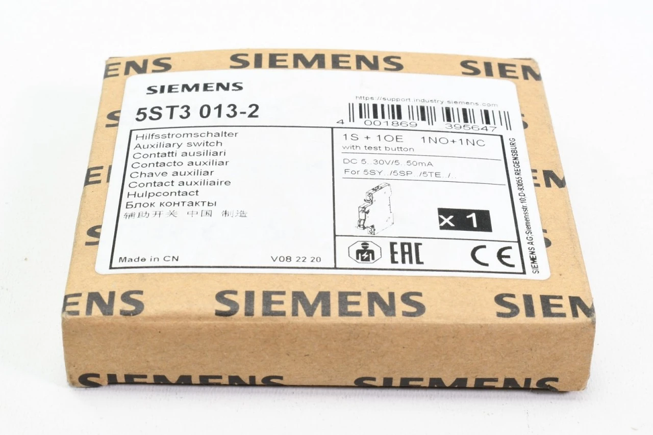 SIEMENS 5ST3 013-2, Hilfsstromschalter, 1S+10E - NEU – Bild 6