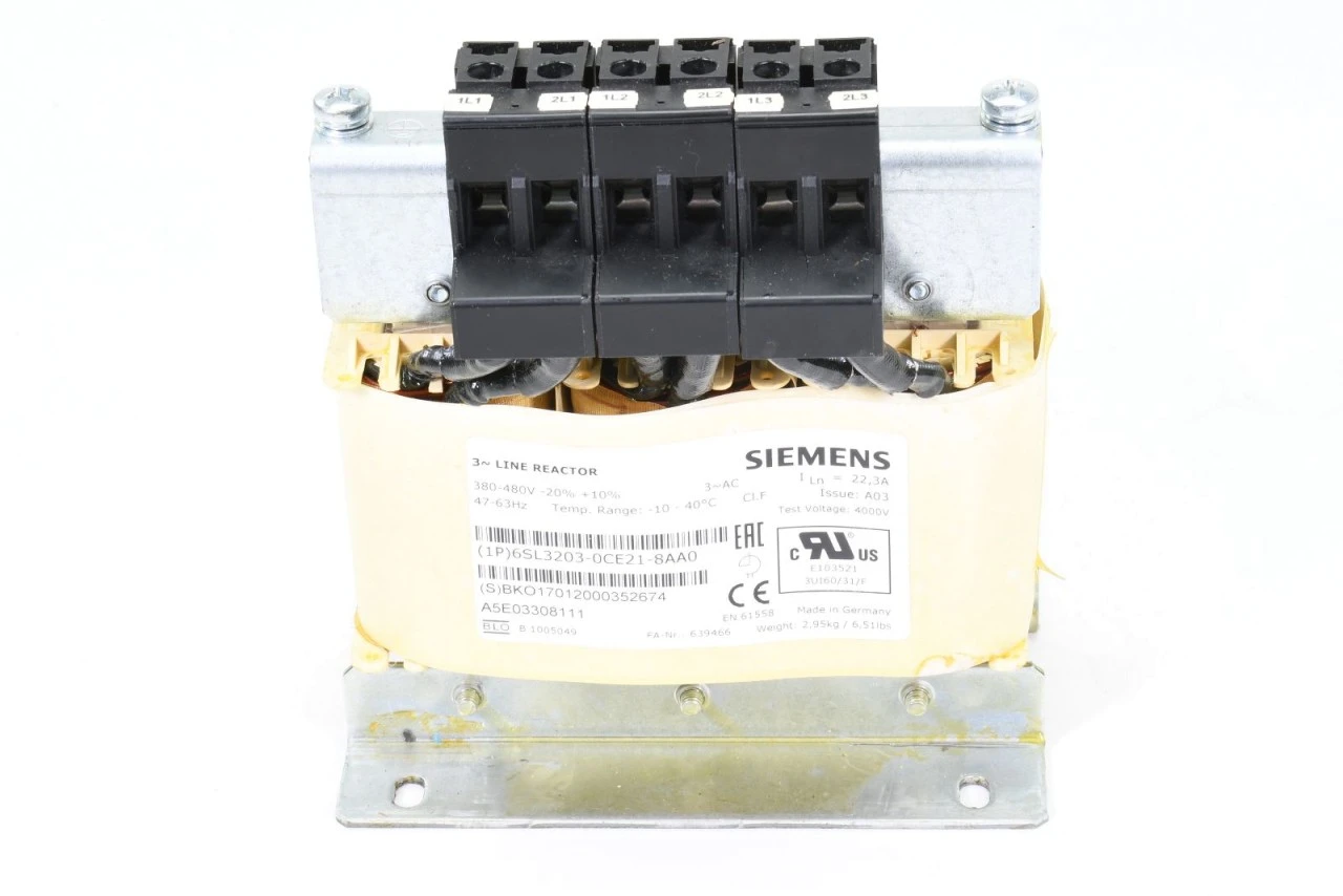 SIEMENS 6SL3203-0CE21-8AA0, 3~ Netzdrossel – Bild 2