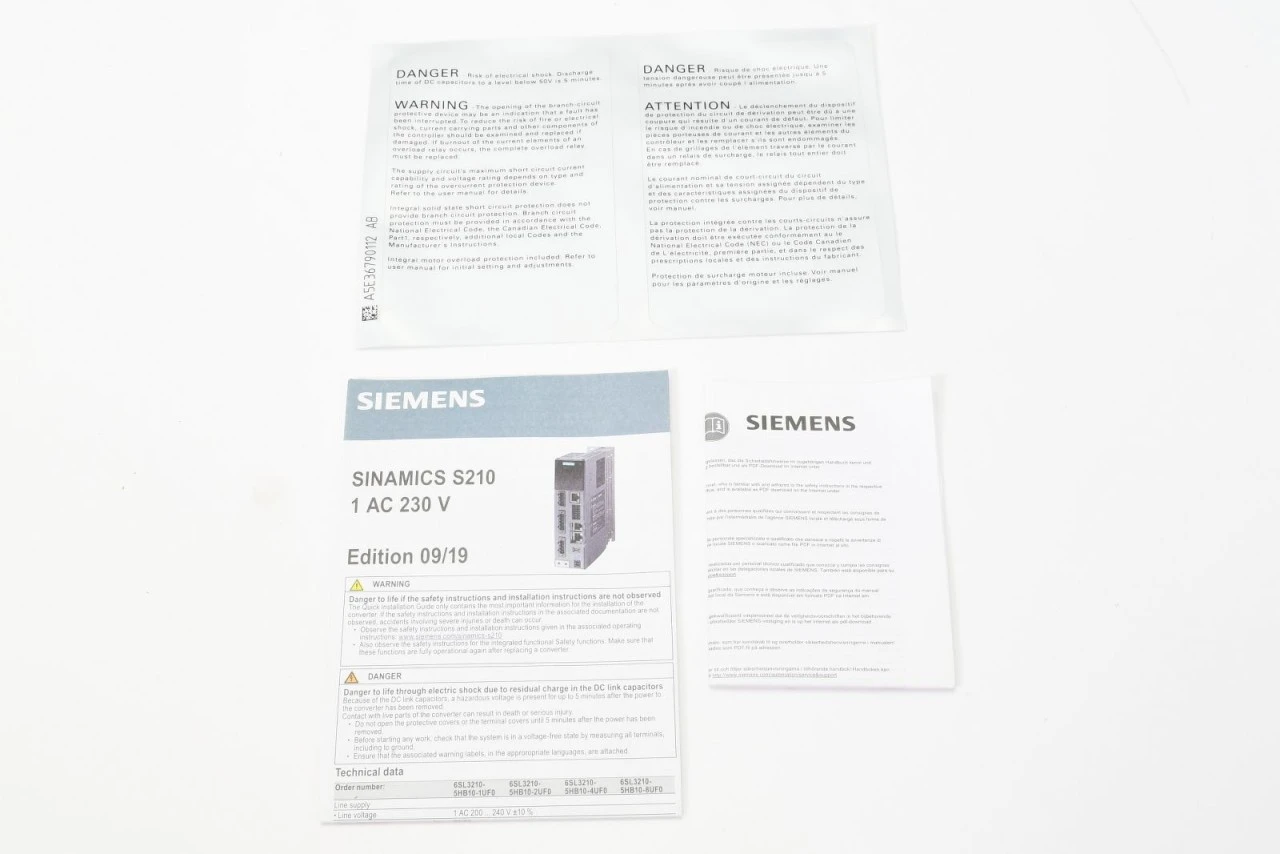 SIEMENS 6SL3210-5HB10-4UFO, Servomotorsteuerung, FS:03 - NEU â Bild 8