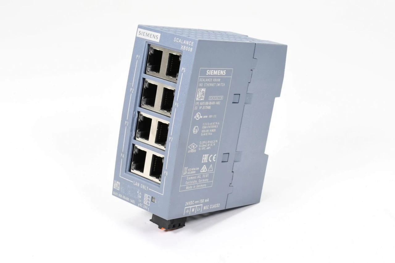 SIEMENS 6GK5008-0BA00-1AB2, Industrial Ethernet Switch, E03