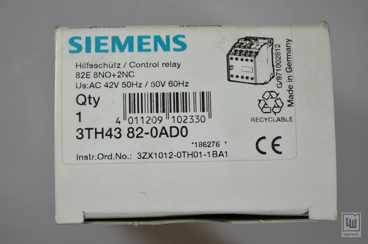 Siemens, 3TH4382-0AD0, Hilfsschütz / Contactor Relay - Neu / New – Bild 2