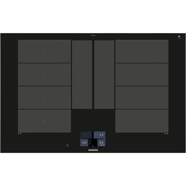 Siemens EX875KYV1E IQ700, Autarkes Kochfeld (schwarz, 80 Cm, Home Connect)
