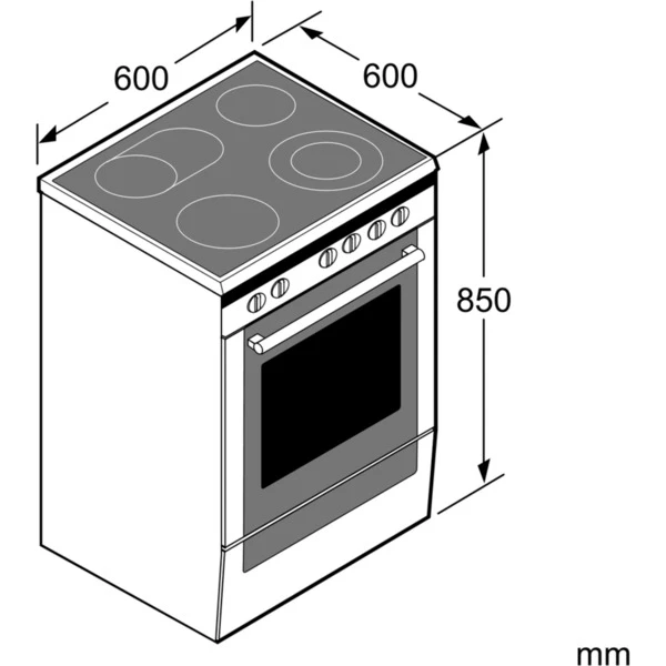 Siemens HK5P00020 IQ100, Herdset (weiß, 60 Cm) – Bild 6