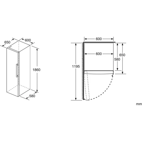 Siemens KS29VVWEP IQ300, Vollraumkühlschrank (weiß) – Bild 7