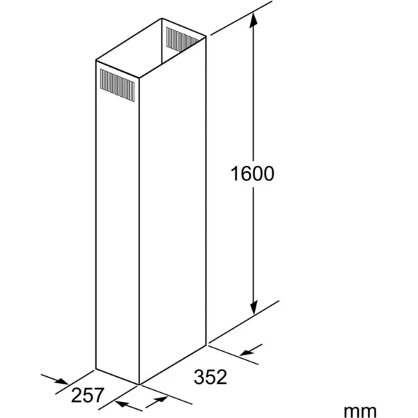Siemens Kaminverlängerung LZ12385 – Bild 2