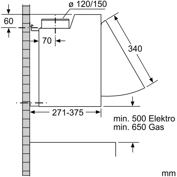 Siemens LE66MAC00 IQ100, Dunstabzugshaube – Bild 7