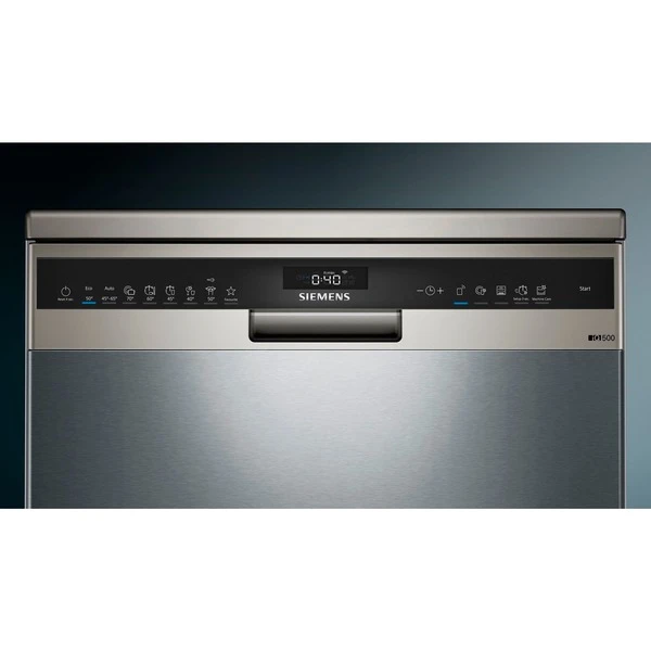 Siemens SN25ZI49CE IQ500, Spülmaschine (edelstahl/schwarz, Home Connect) – Bild 2