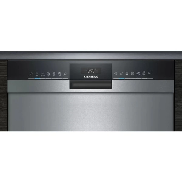 Siemens SN43ES15AE IQ300, Spülmaschine (edelstahl/schwarz, Home Connect) – Bild 2
