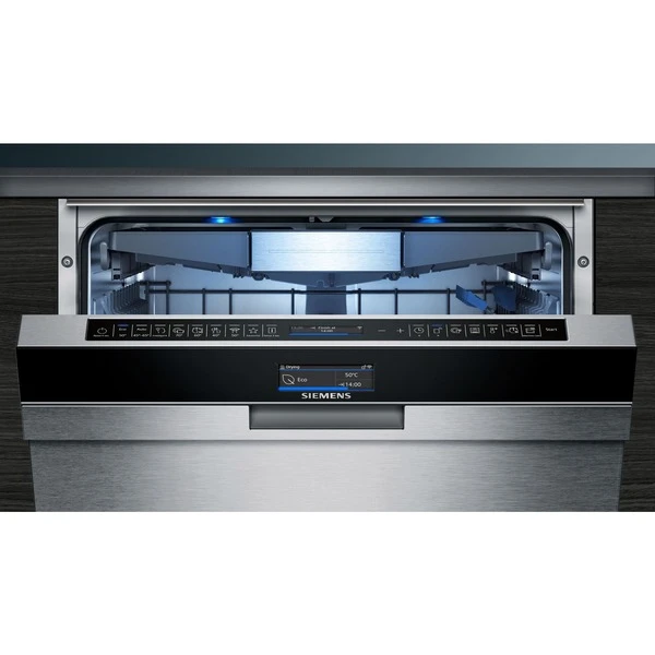 Siemens SN47YS03CE IQ700, Spülmaschine (edelstahl/schwarz, Home Connect) – Bild 2