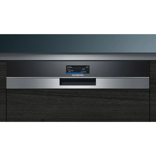 Siemens SN57YS03CE IQ700, Spülmaschine (edelstahl/schwarz, Home Connect) – Bild 2