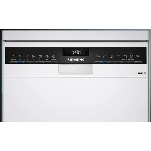 Siemens SR23EW28KE IQ300, Spülmaschine (weiß/schwarz, Home Connect) – Bild 2