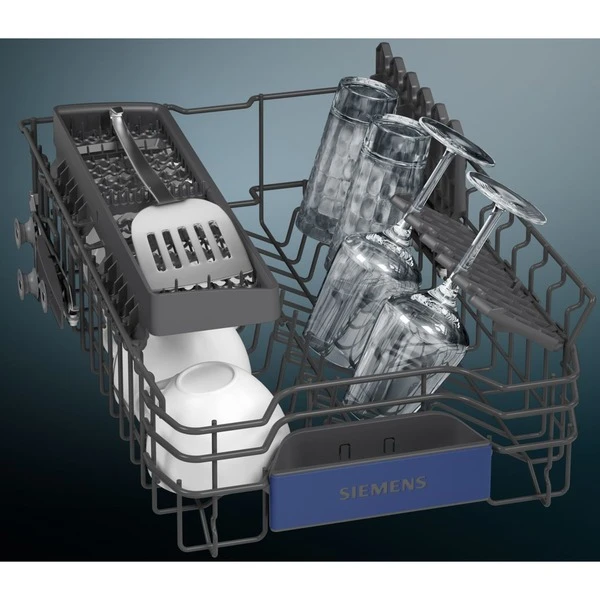 Siemens SR23EW28KE IQ300, Spülmaschine (weiß/schwarz, Home Connect) – Bild 5