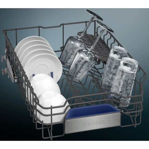 Siemens SR25ZW11ME IQ500, Spülmaschine (weiß/schwarz, Home Connect) – Bild 3