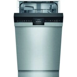 Siemens SR43ES28KE IQ300, Spülmaschine (edelstahl/schwarz, Home Connect)