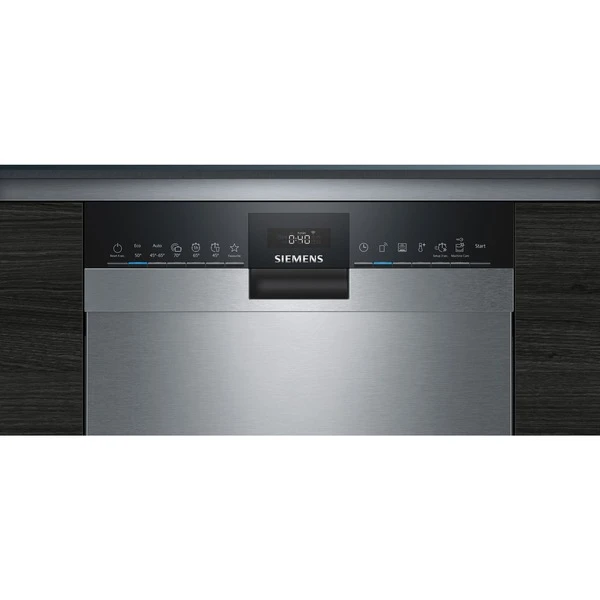 Siemens SR43ES28KE IQ300, Spülmaschine (edelstahl/schwarz, Home Connect) – Bild 2