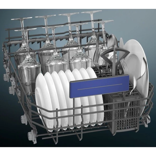 Siemens SR43ES28KE IQ300, Spülmaschine (edelstahl/schwarz, Home Connect) – Bild 3