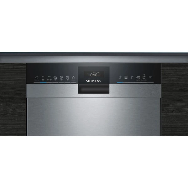 Siemens SR43HS64KE IQ300, Spülmaschine (edelstahl/schwarz, Home Connect) – Bild 2