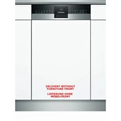 Siemens SR53ES28KE IQ300, Spülmaschine (edelstahl/schwarz, Home Connect)