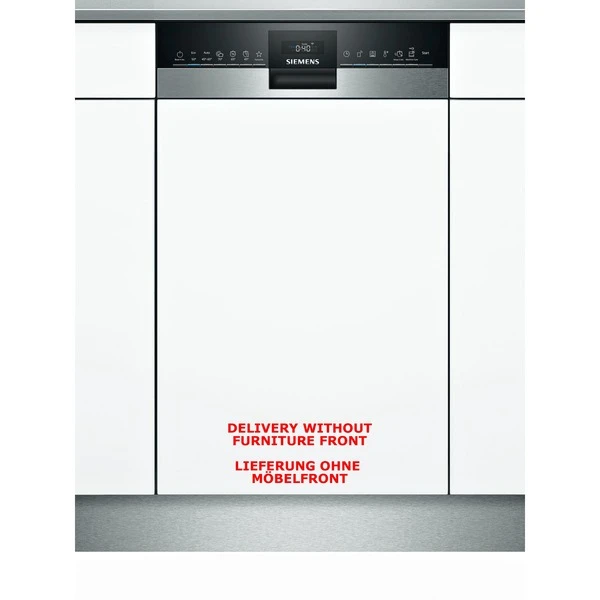 Siemens SR53ES28KE IQ300, Spülmaschine (edelstahl/schwarz, Home Connect)
