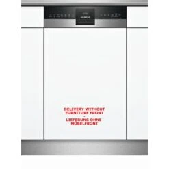 Siemens SR53HS64KE IQ300, Spülmaschine (edelstahl/schwarz, Home Connect)
