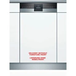 Siemens SR55YS05ME IQ500, Spülmaschine (edelstahl/schwarz, 45 Cm, Home Connect)